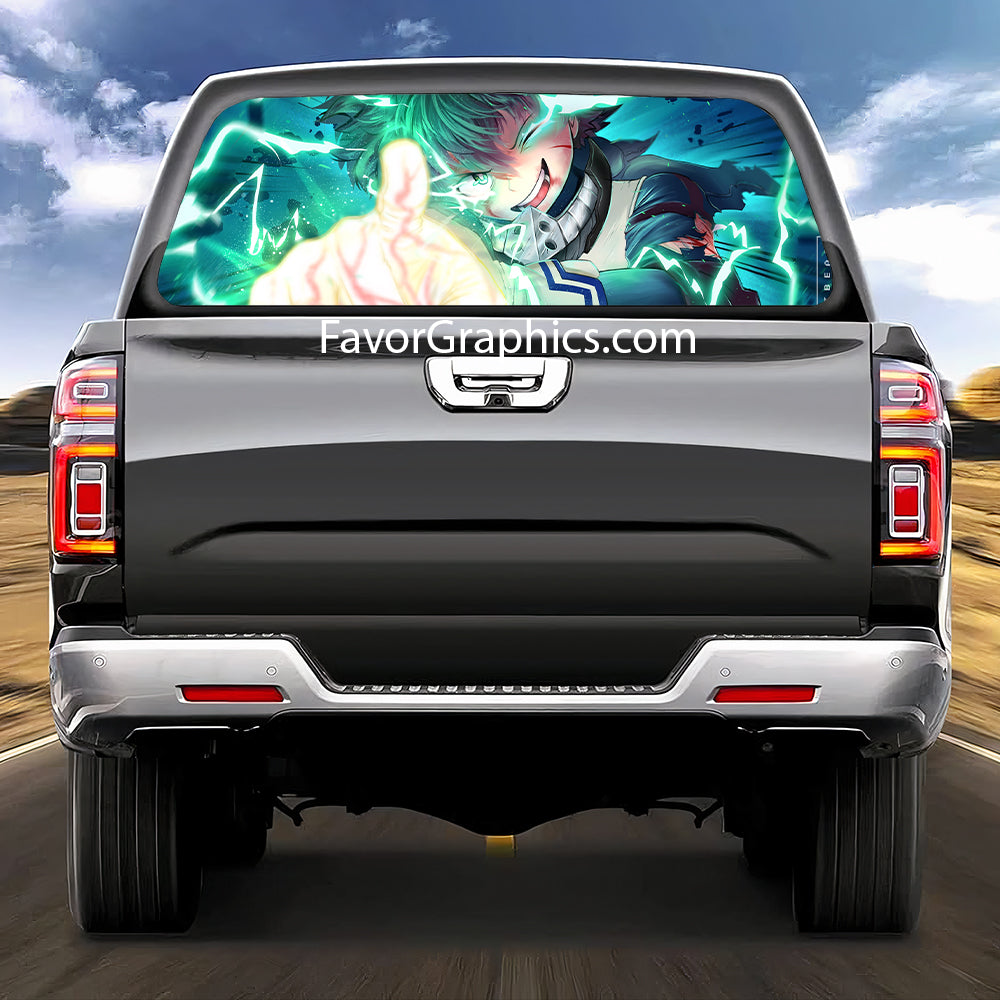 Izuku Midoriya Rear Window Perforated Graphic Vinyl Decal Car Truck UTV