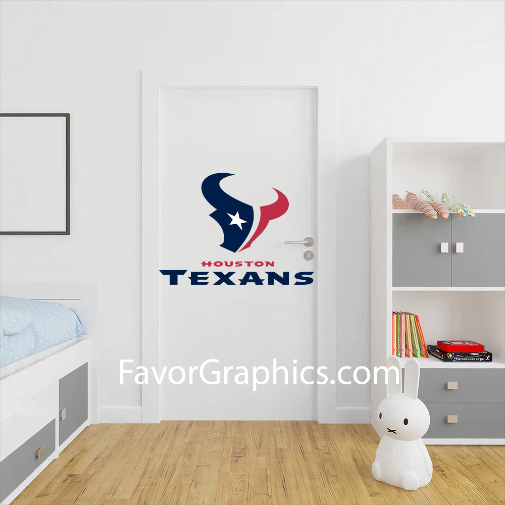 Houston Texans Home Room Wall Vinyl Decal Sticker Mural Poster