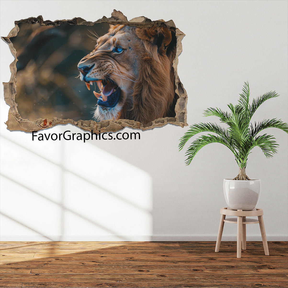 Lion  Vinyl Wall Art Decal Sticker Poster Print Mural