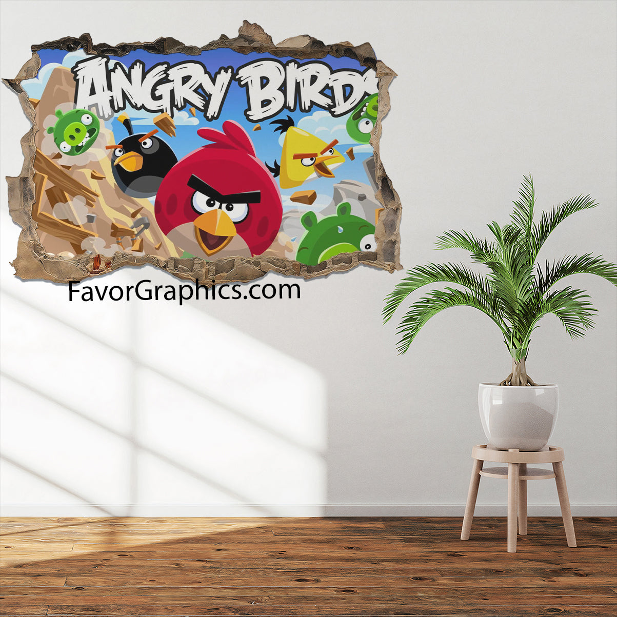 Angry Birds Vinyl Wall Art Decal Sticker Poster Print Mural