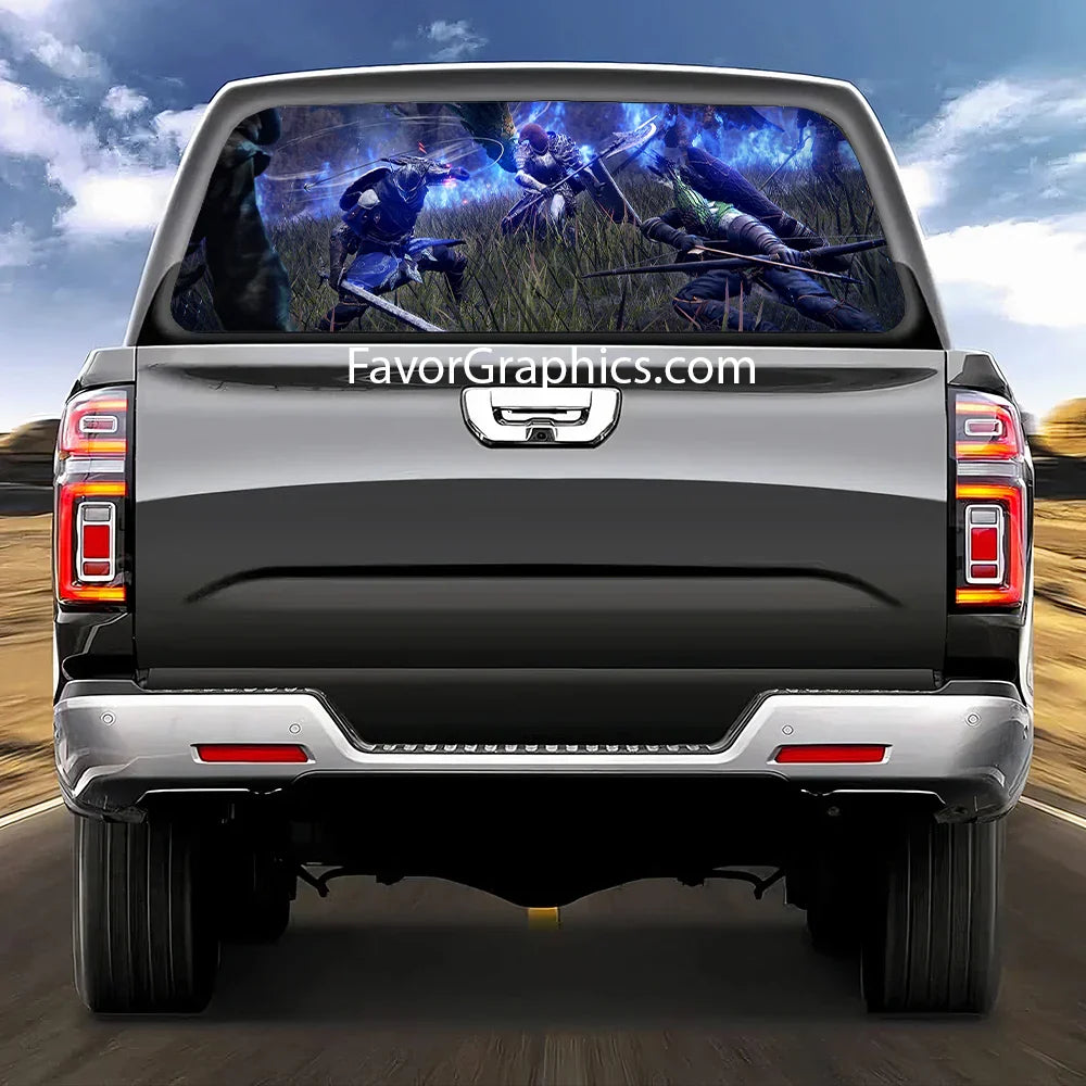 Elden Ring Nightreign Rear Window Perforated Graphic Vinyl Decal Car Truck UTV