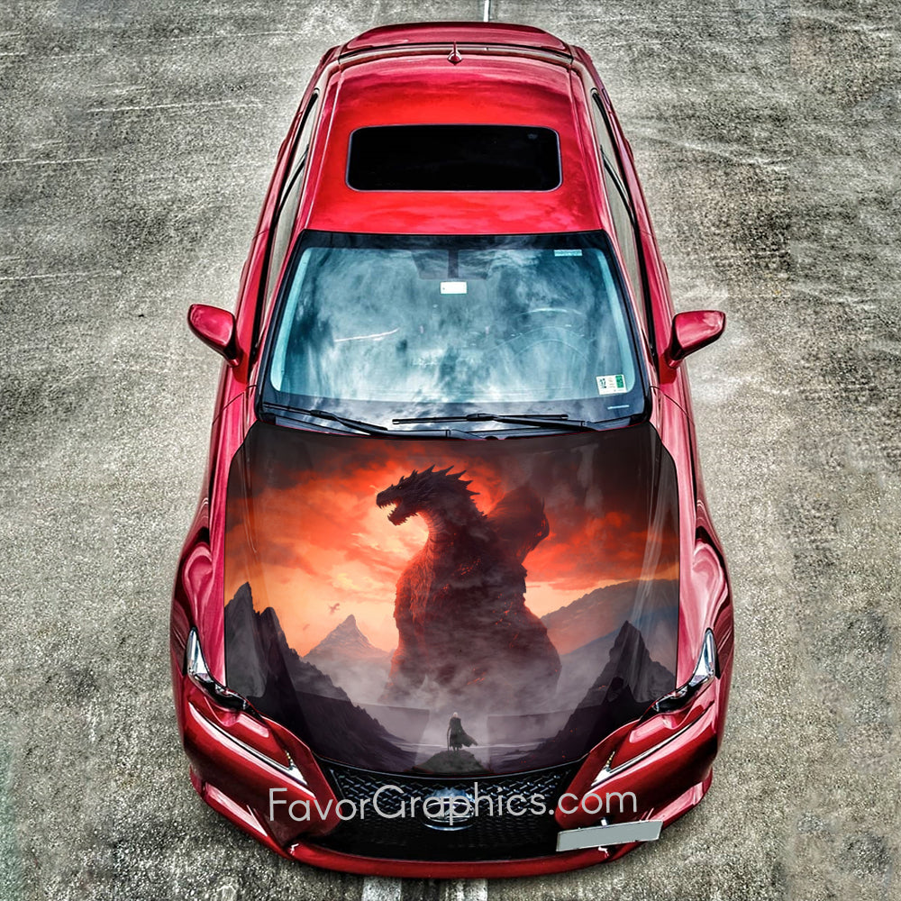 House of the Dragon Itasha Car Vinyl Hood Wrap