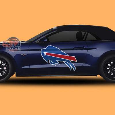 Buffalo Bills Itasha Car Side Door Decal Vinyl Sticker