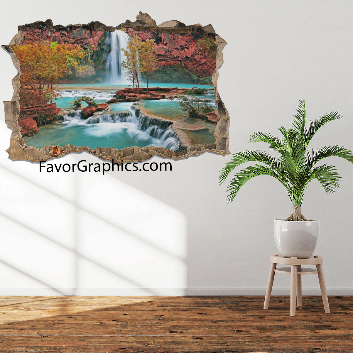 Waterfall Vinyl Wall Art Decal Sticker Poster Print Mural