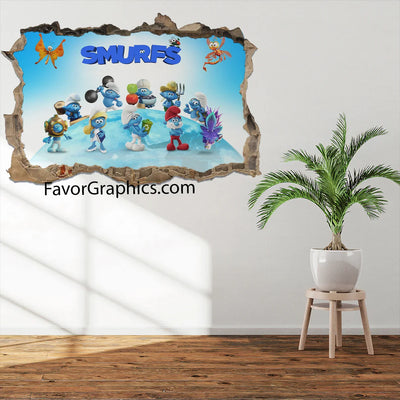 The Smurfs Vinyl Wall Art Decal Sticker Poster Print Mural