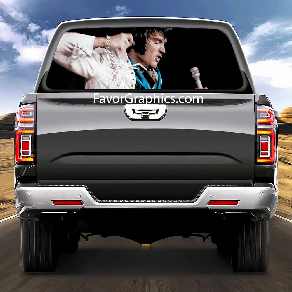 Elvis Presley Rear Window Perforated Graphic Vinyl Decal Car Truck UTV