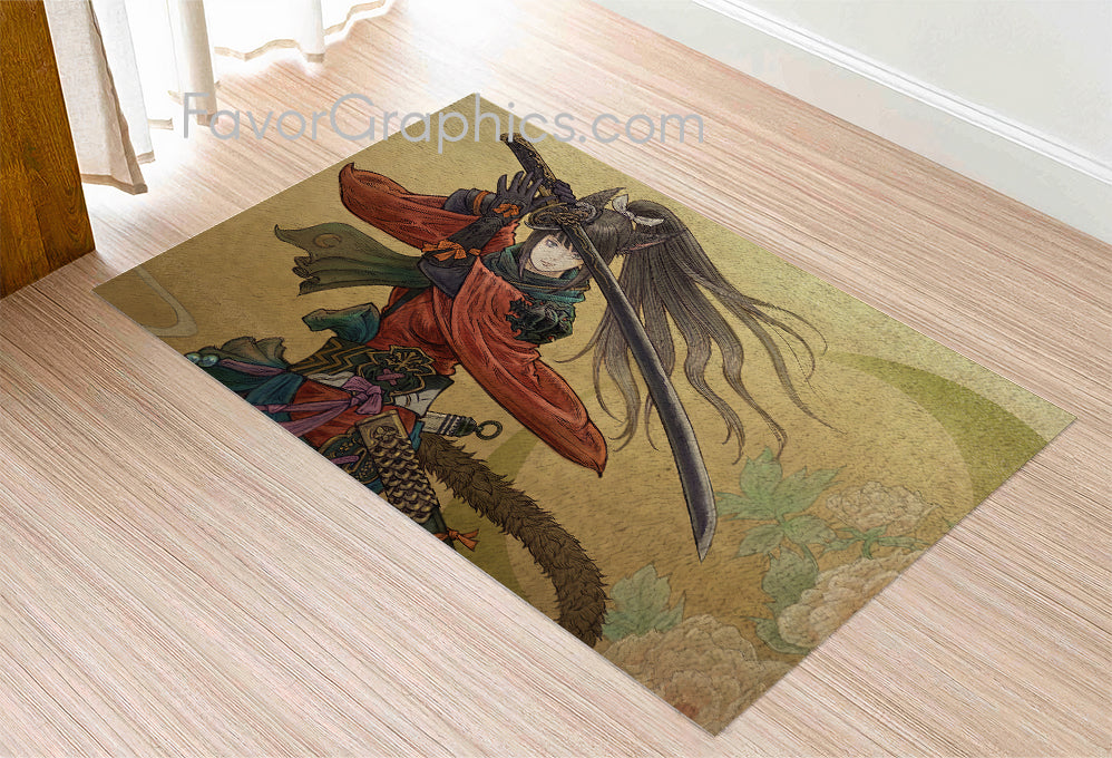 Samurai Home Bedroom Decor Rug Carpet Mat