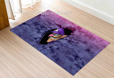 Waluigi Home Bedroom Decor Rug Carpet Mat