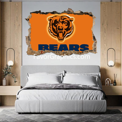 Chicago Bears Vinyl Wall Art Decal Sticker Poster Print Mural