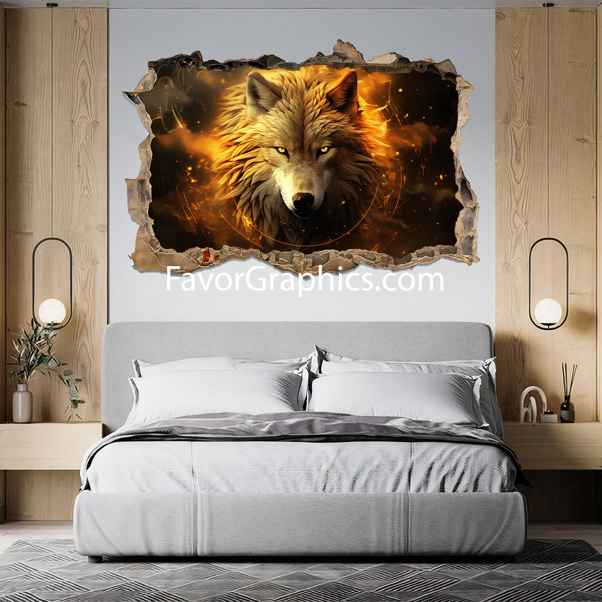 Wolf Vinyl Wall Art Decal Sticker Poster Print Mural