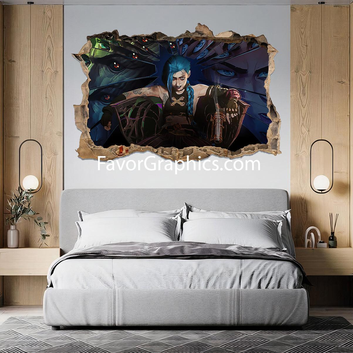 Jinx (League Of Legends) Vinyl Wall Art Decal Sticker Poster Print Mural