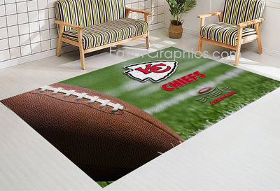 Kansas City Chiefs Home Bedroom Decor Rug Carpet Mat