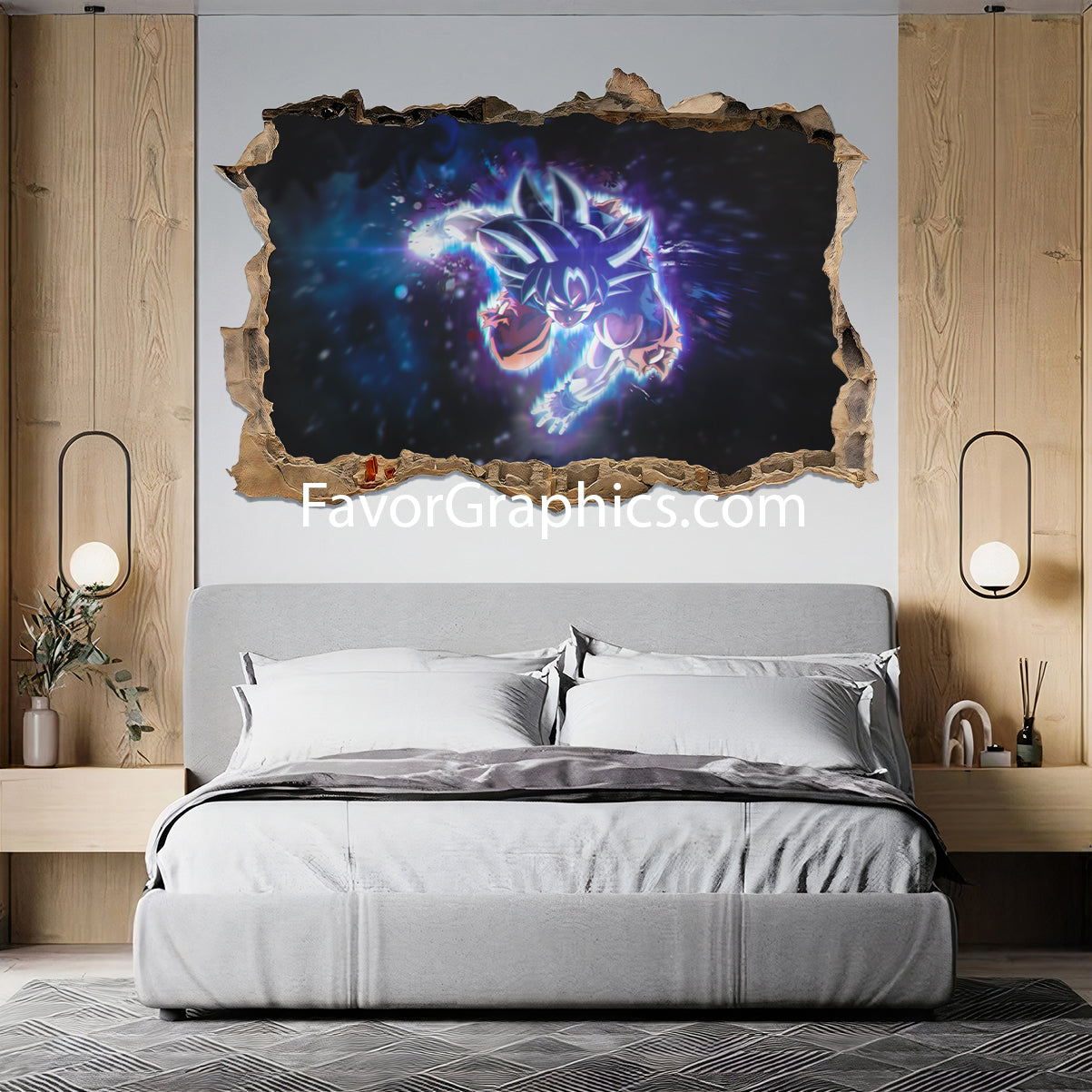 Ultra Instinct Goku Vinyl Wall Art Decal Sticker Poster Print Mural