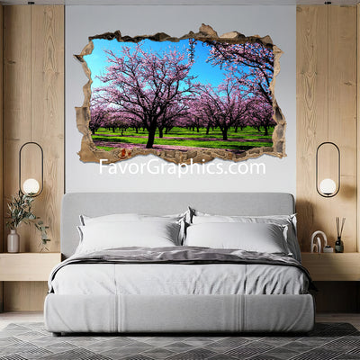 Cherry Blossom Vinyl Wall Art Decal Sticker Poster Print Mural