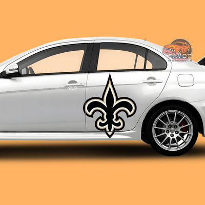 New Orleans Saints Itasha Car Side Door Decal Vinyl Sticker