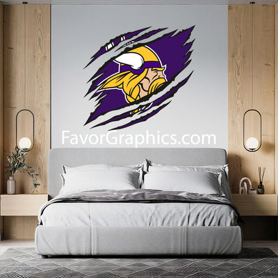 Minnesota Vikings Home Room Wall Vinyl Decal Sticker Mural Poster