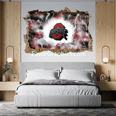 Ohio State Buckeyes Vinyl Wall Art Decal Sticker Poster Print Mural