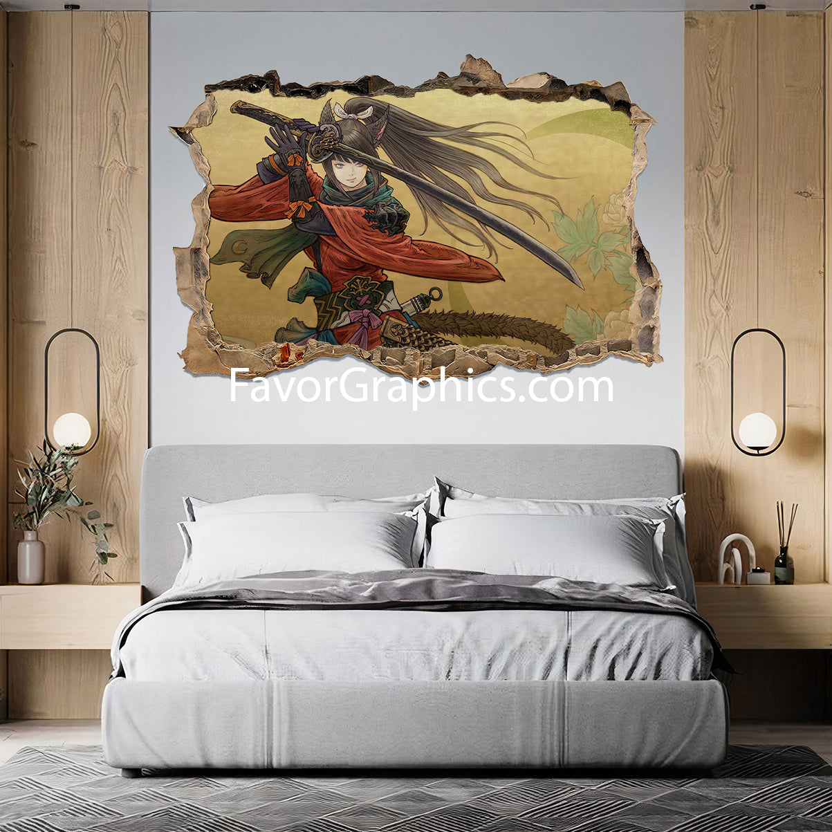 Samurai Vinyl Wall Art Decal Sticker Poster Print Mural