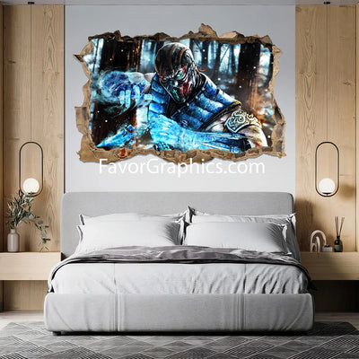 Sub Zero Mortal Kombat Vinyl Wall Art Decal Sticker Poster Print Mural