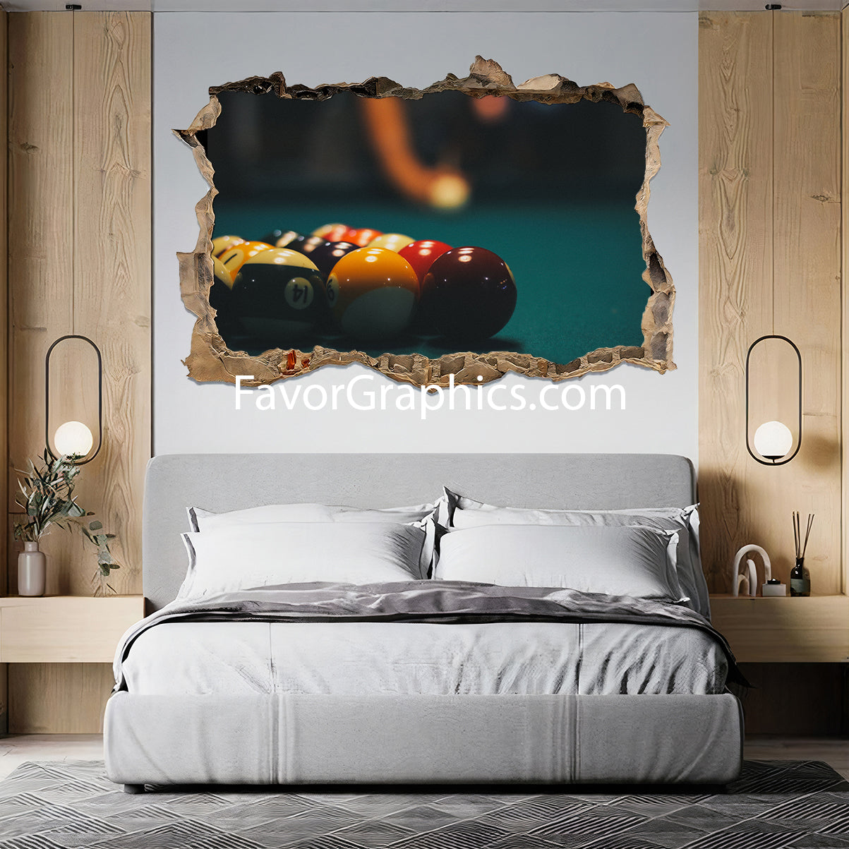 Billiard Vinyl Wall Art Decal Sticker Poster Print Mural