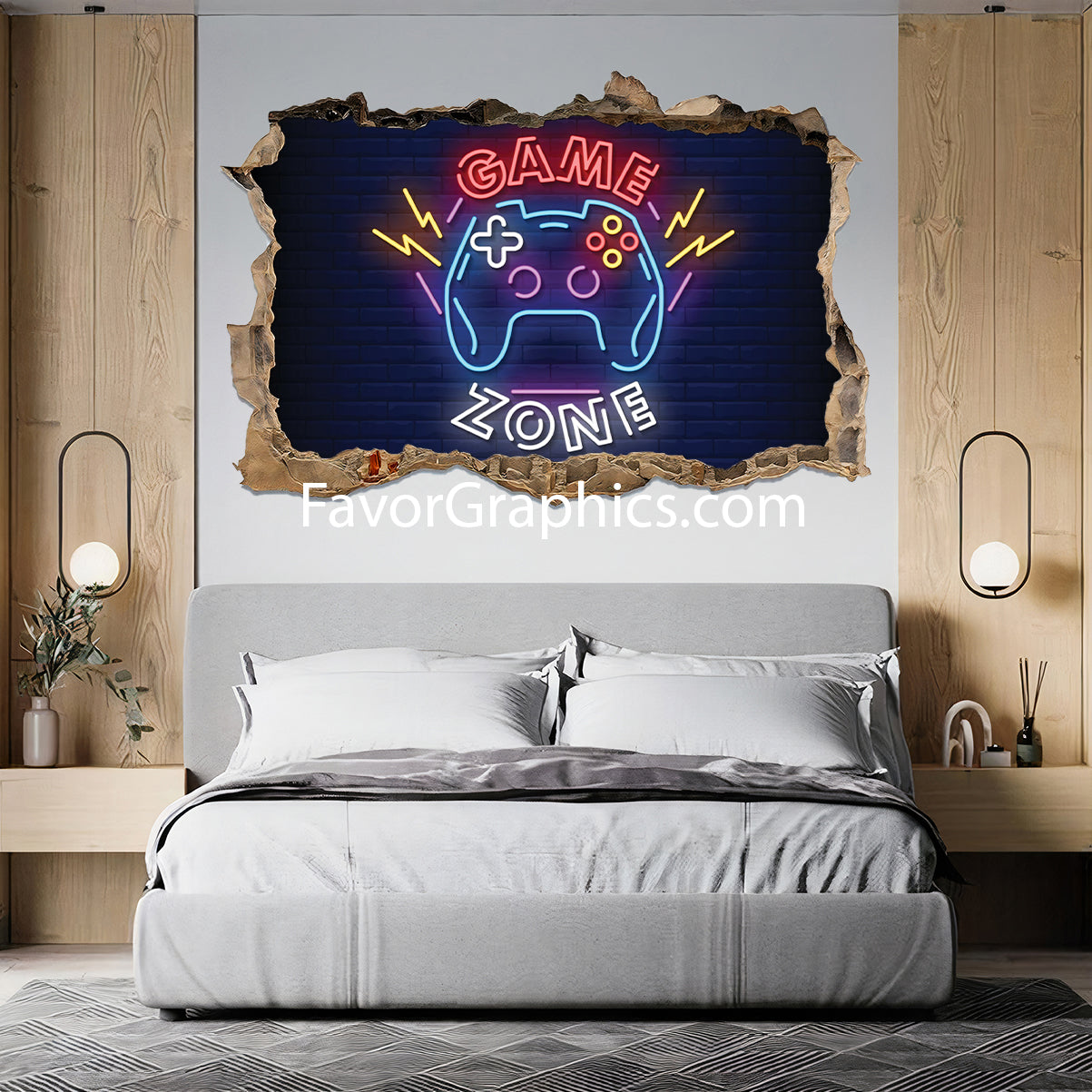 Video Game Gamer Vinyl Wall Art Decal Sticker Poster Print Mural