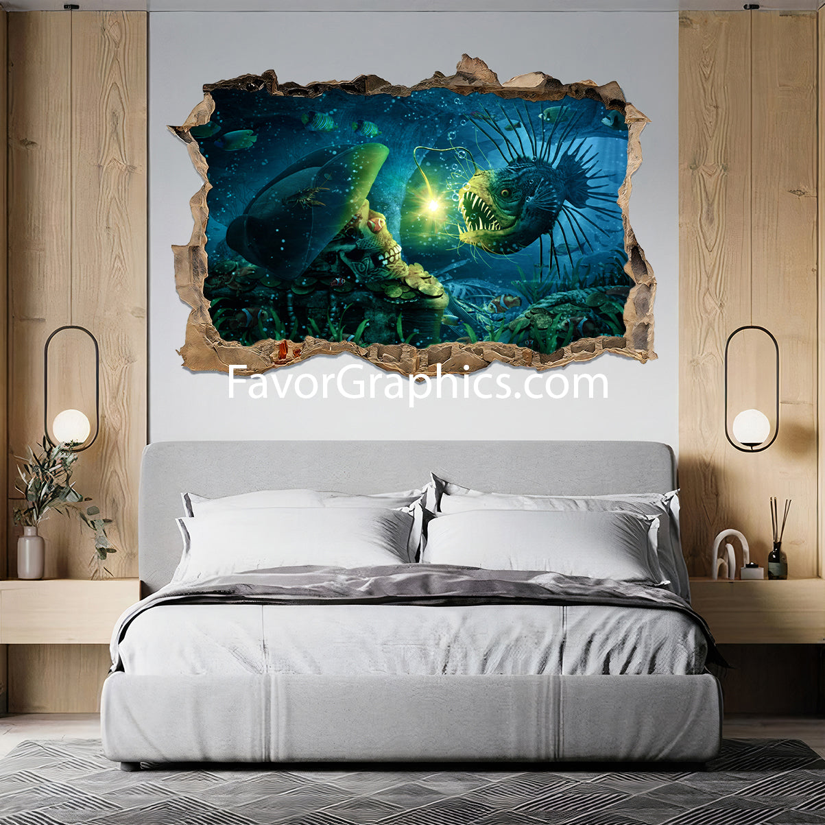 Underwater Under The Sea Vinyl Wall Art Decal Sticker Poster Print Mural