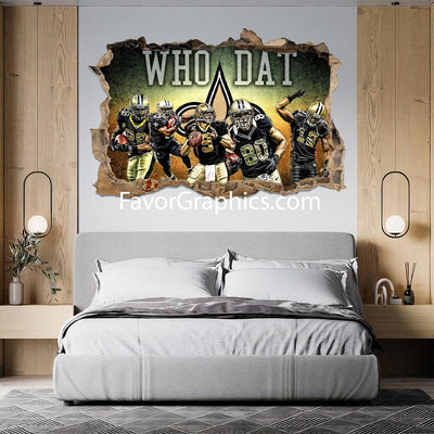 New Orleans Saints Vinyl Wall Art Decal Sticker Poster Print Mural