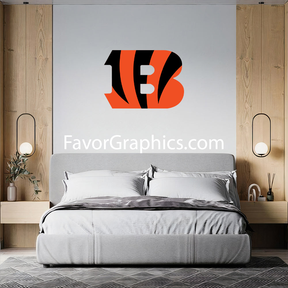 Cincinnati Bengals Home Room Wall Vinyl Decal Sticker Mural Poster