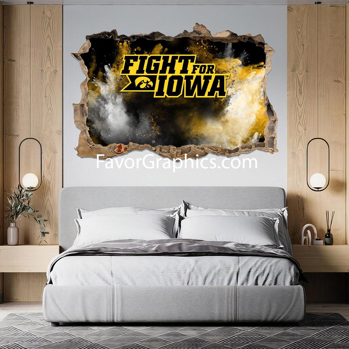 Iowa Hawkeyes Vinyl Wall Art Decal Sticker Poster Print Mural