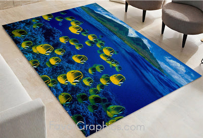 Butterflyfish Home Bedroom Decor Rug Carpet Mat