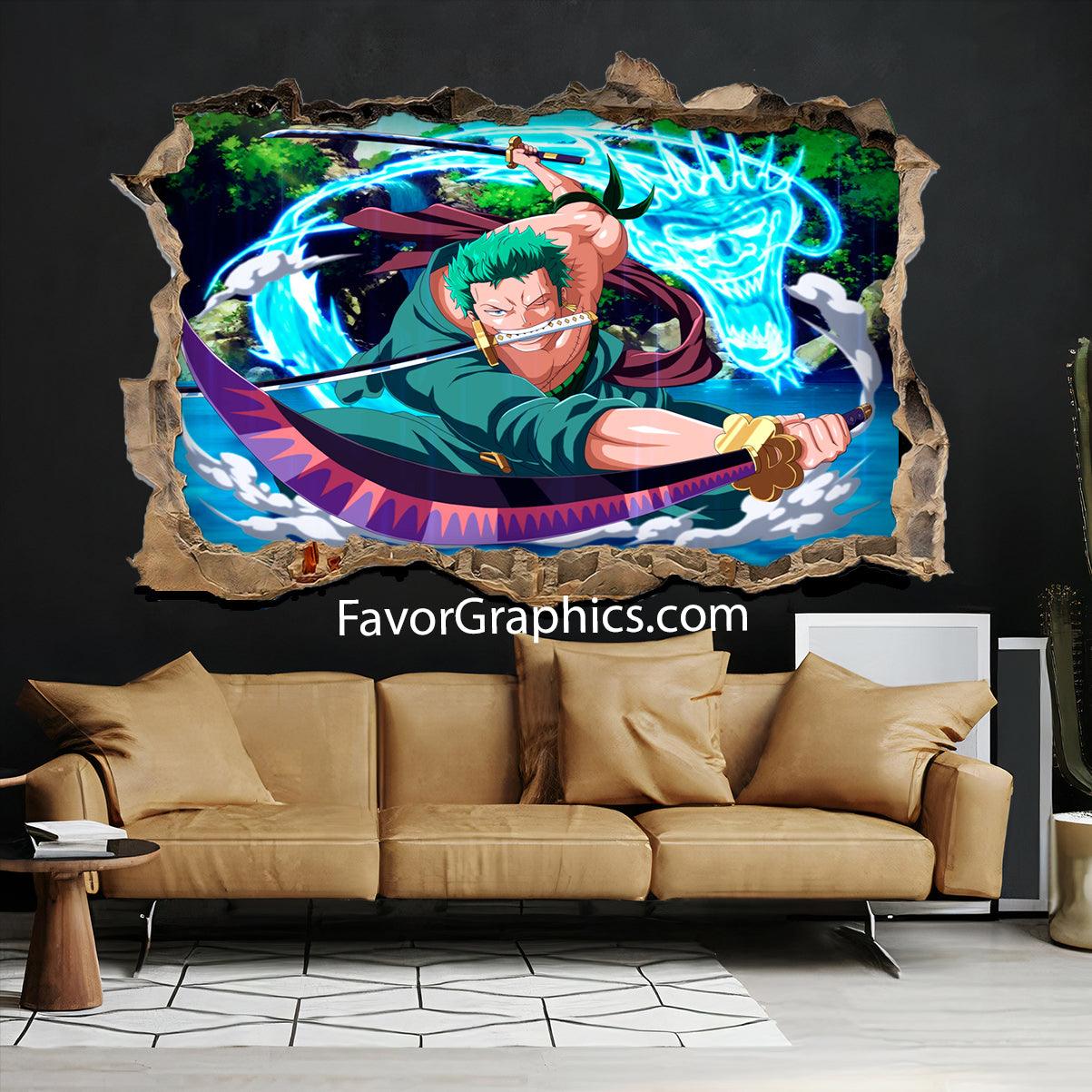 Roronoa Zoro Vinyl Wall Art Decal Sticker Poster Print Mural