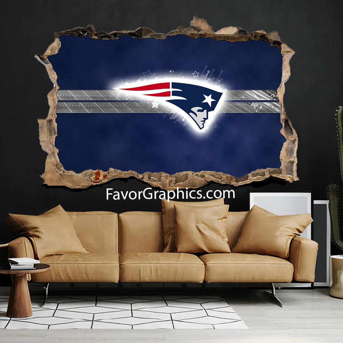 New England Patriots Vinyl Wall Art Decal Sticker Poster Print Mural