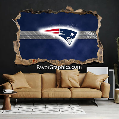 New England Patriots Vinyl Wall Art Decal Sticker Poster Print Mural