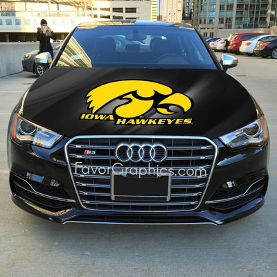 Iowa Hawkeyes Itasha Car Vinyl Hood Wrap Decal Sticker