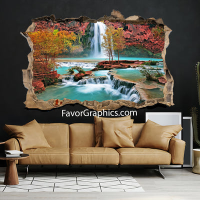 Waterfall Vinyl Wall Art Decal Sticker Poster Print Mural