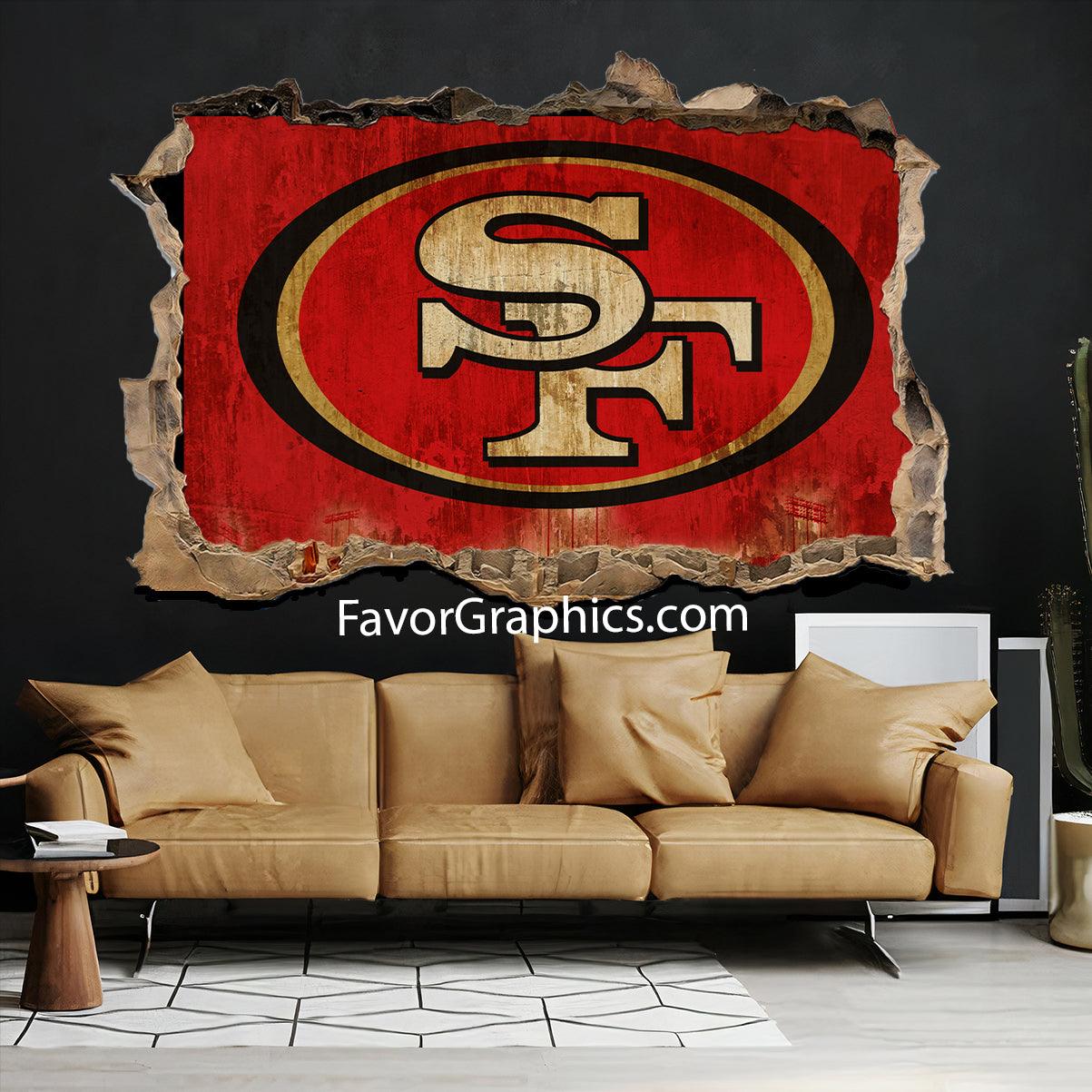 San Francisco 49ers Vinyl Wall Art Decal Sticker Poster Print Mural