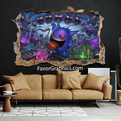 Gengar (Pokemon) Vinyl Wall Art Decal Sticker Poster Print Mural