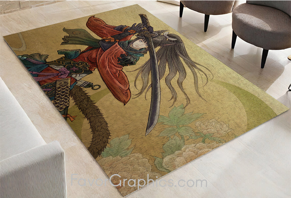 Samurai Home Bedroom Decor Rug Carpet Mat