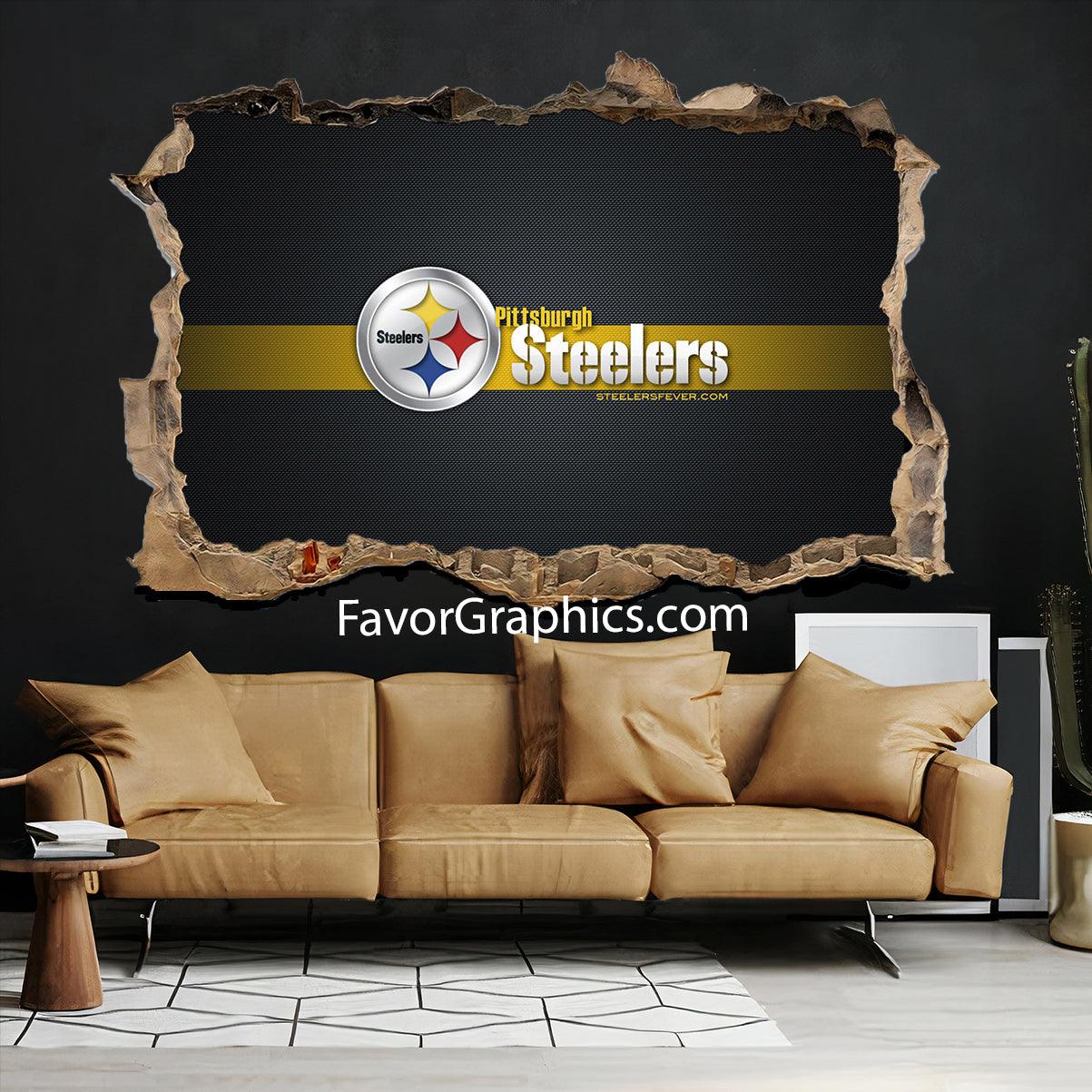 Pittsburgh Steelers Vinyl Wall Art Decal Sticker Poster Print Mural