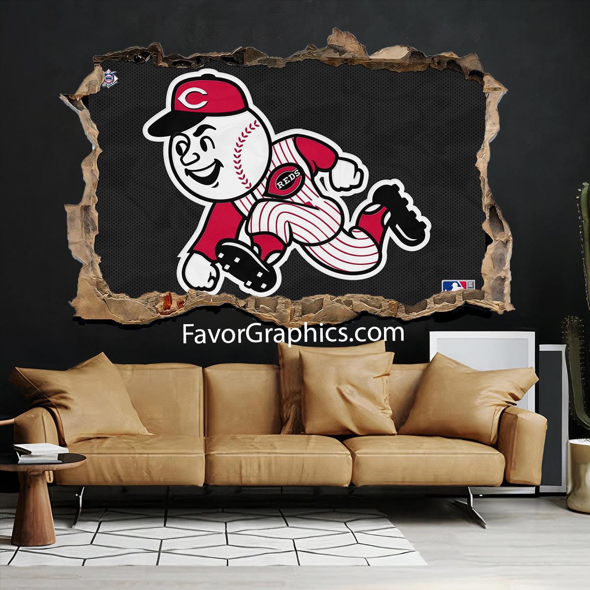 Cincinnati Reds Vinyl Wall Art Decal Sticker Poster Print Mural