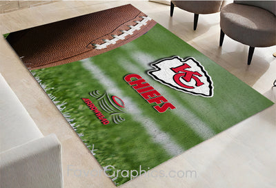 Kansas City Chiefs Home Bedroom Decor Rug Carpet Mat