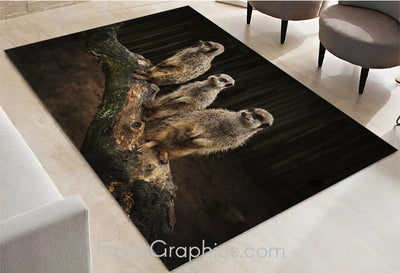 Meerkat Home Bedroom Decor Rug Carpet Mat