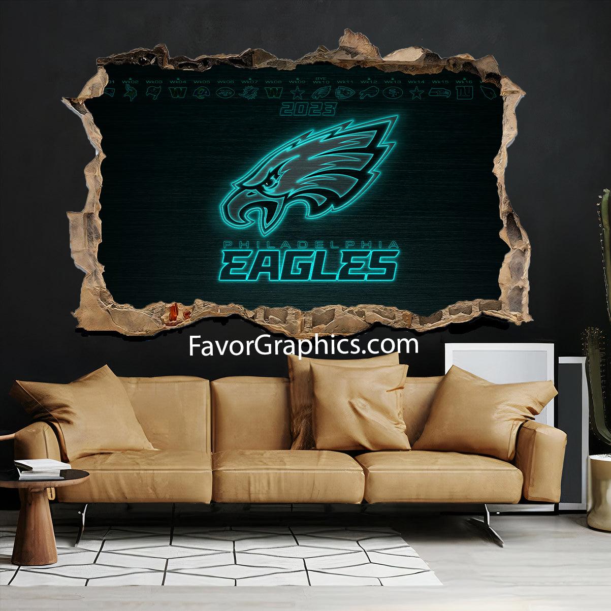 Philadelphia Eagles Vinyl Wall Art Decal Sticker Poster Print Mural