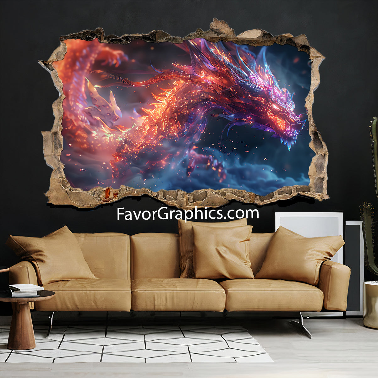 Dragon Vinyl Wall Art Decal Sticker Poster Print Mural