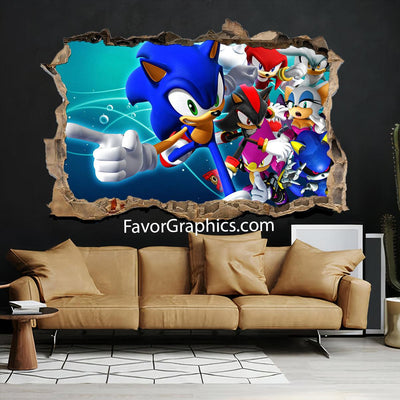 Sonic The Hedgehog Vinyl Wall Art Decal Sticker Poster Print Mural