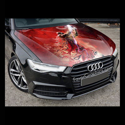 Michael Jordan Itasha Car Vinyl Hood Wrap Decal Sticker