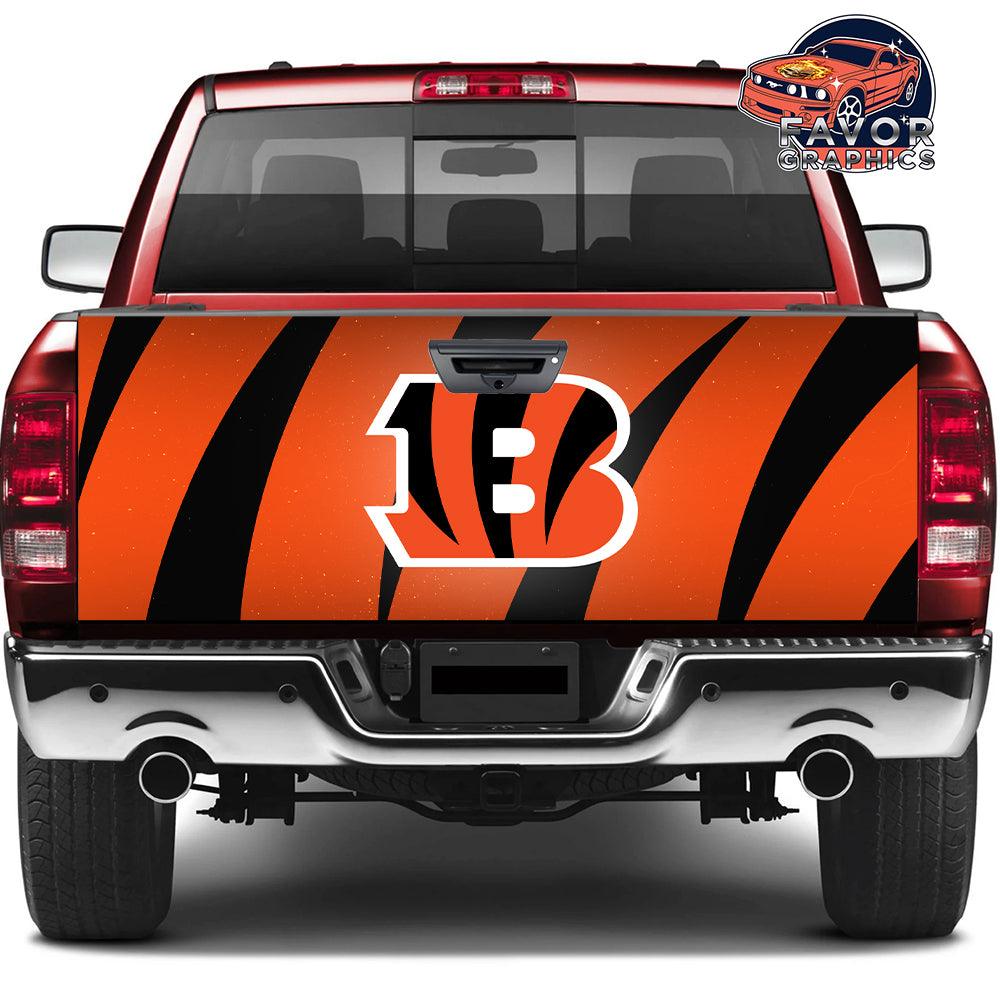 Cincinnati Bengals Tailgate Wraps For Trucks SUV Vinyl Wrap