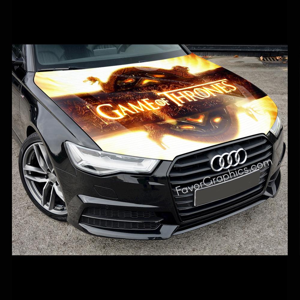 Game of Thrones Itasha Car Vinyl Hood Wrap Decal Sticker