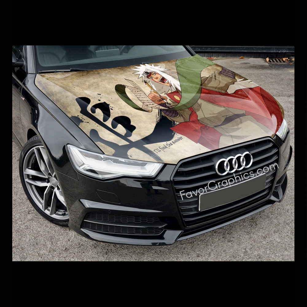 Jiraiya Itasha Car Vinyl Hood Wrap