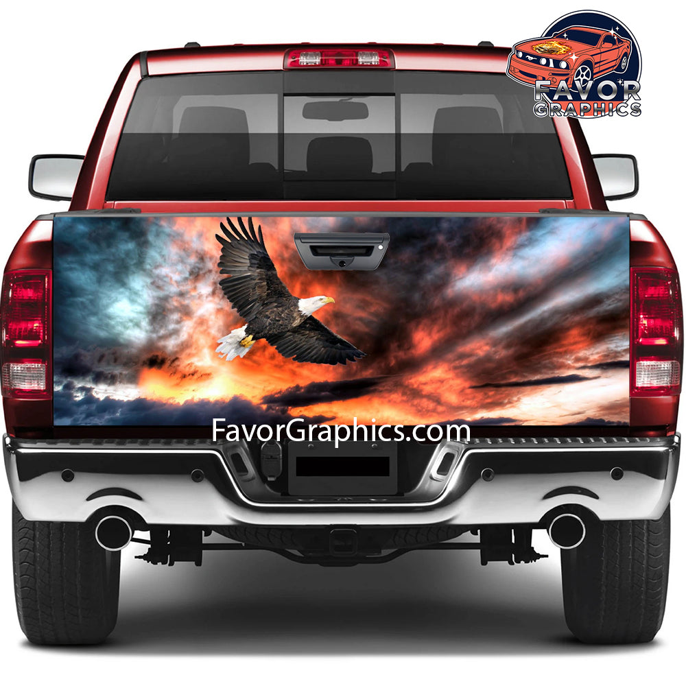 Bald Eagle Tailgate Wraps For Trucks SUV Vinyl Wrap